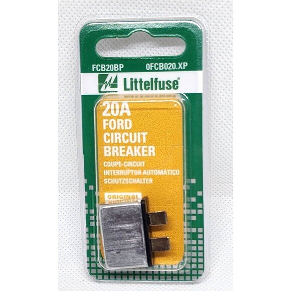 Adv Littelfuse 20A Ford Circuit Breaker OEM FCB20BP 0FCB020.XP - Picture 1 of 9